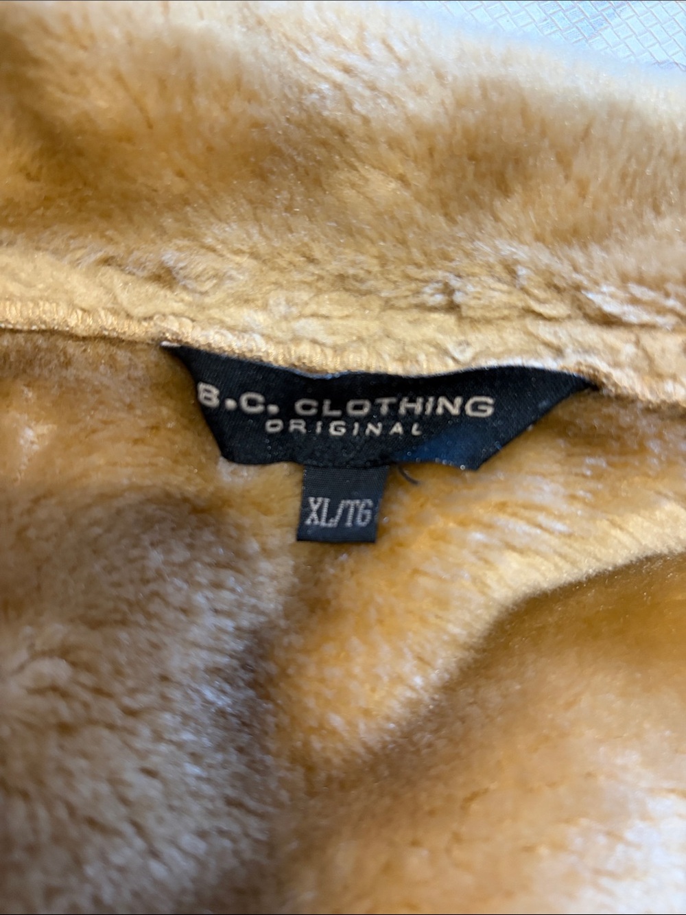 Faux suede teddy bear coat XL - Picture 7 of 9